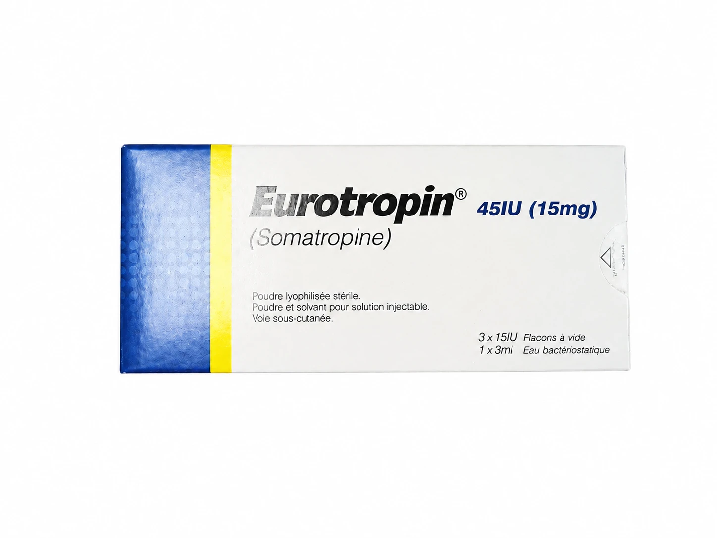 EUROTROPIN SOMATROPINE 45IU 15MG